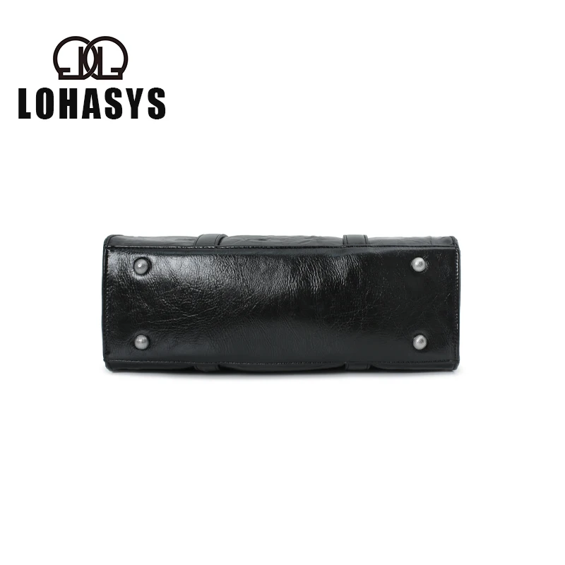 Designer Luxury Handbag Large-Capacity Tote Handbag Brand Trend Shoulder Handbag 2023 New LOHASYS Genuine Tote Handbag