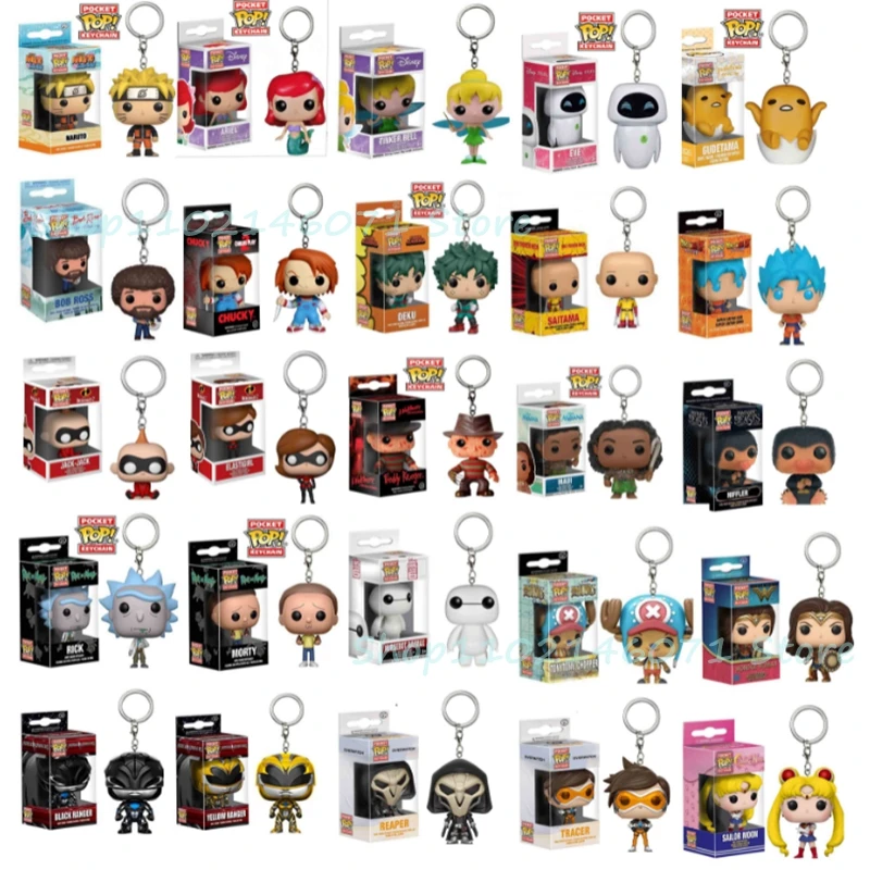 Карманные брелоки FUNKO Холодное сердце История игрушек Wall-E Сейлор Мун Карл