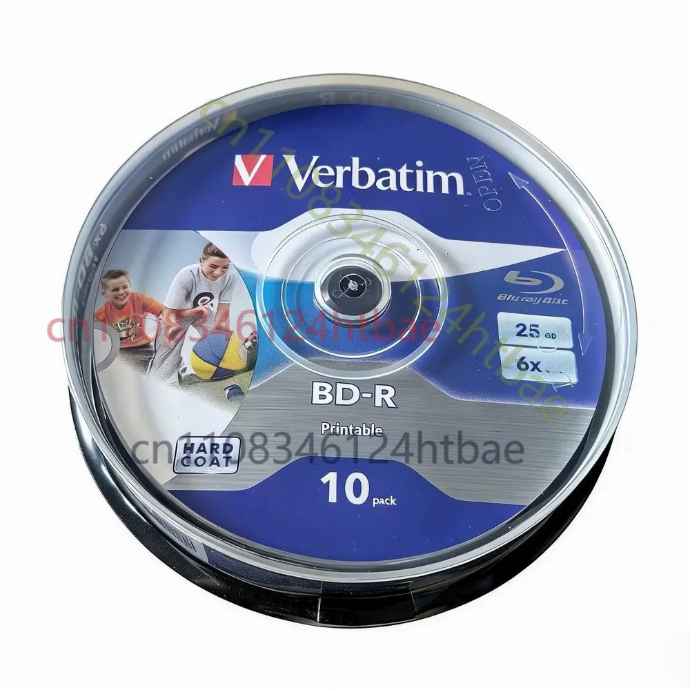 Фото НОВИНКА: Verbatim BD-R 25GB 6X, записываемые диски Blue Ray, пустые диски BDR, 10 шт./лот №1