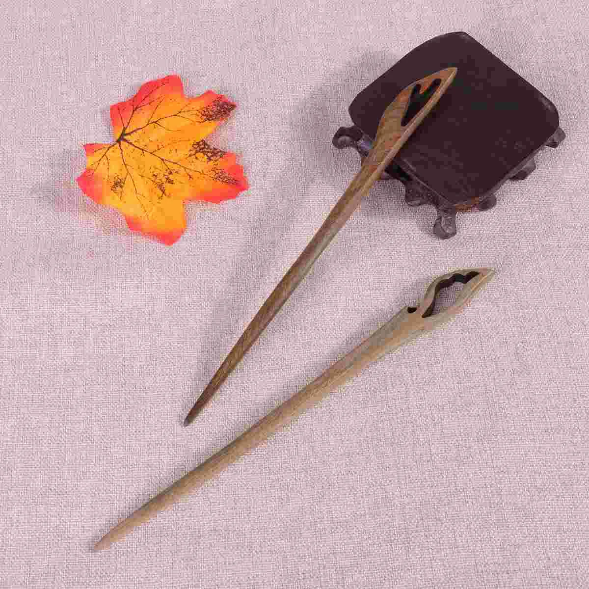 

7Pcs Vintage Wood Hair Sticks Chinese Hair Chopsticks Ancient Hairpins for Hair Diy Accessory