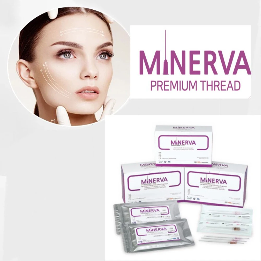 

Minerva 40 Pcs Advanced Skin Tightening Korea Ultra v Lift Mono Cog Pdo Thread Buttock For Lifting Face Nose