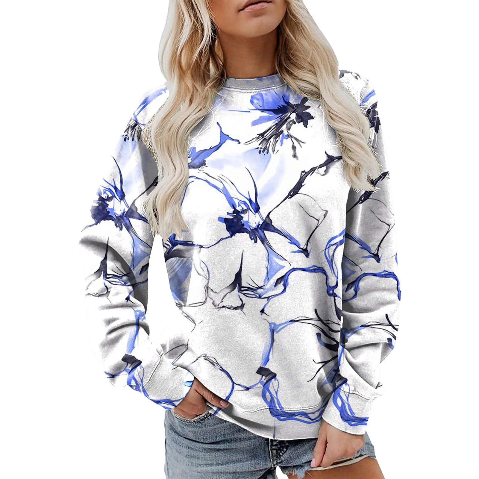 

Однотонная женская макси-куртка с принтом, свитшот для женщин, толстовки для девочек-подростков, женские повседневные толстовки, пуловеры, топы