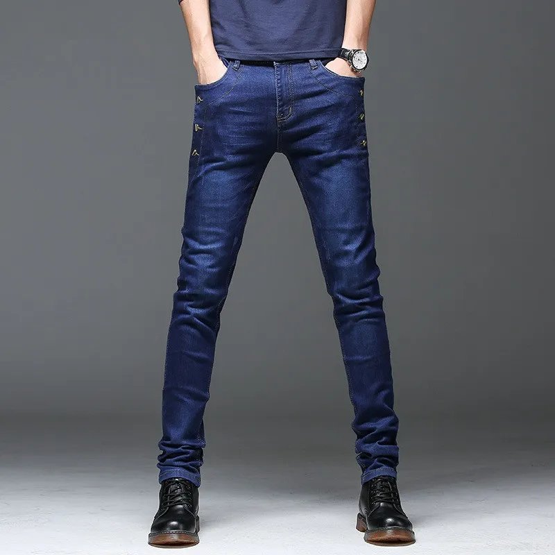 2022 new arrival high quality slim fit jeans men,Fashion Classic Denim Skinny Jeans Male men's casual High Quality Trousers
