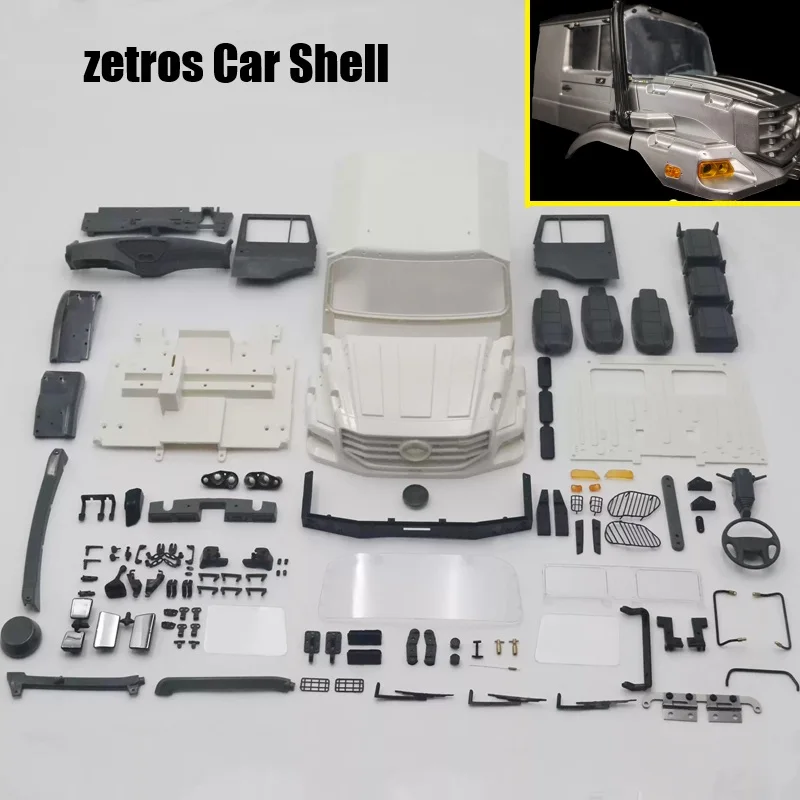 Фото Радиоуправляемая машина JDModel Cab Shell Bodyshell Dashboard JDM-209 для Zetros 1/14 Cab, модель грузовика с дистанционным управлением, аксессуары для радиоуправления №2