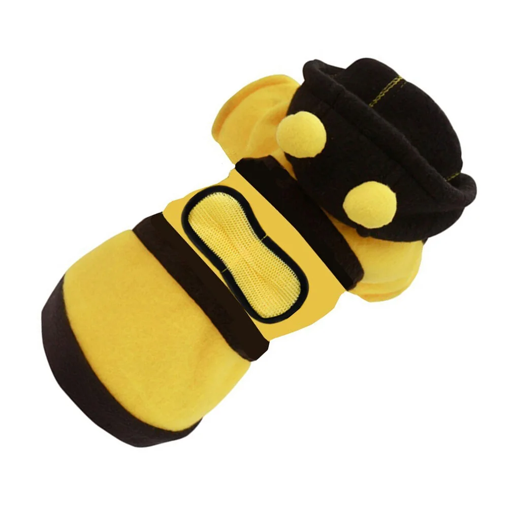 

Honey Hoodies Costume, One- Piece Clothes, Costume Four- leg Clothes, ( Yellow and Black Size )