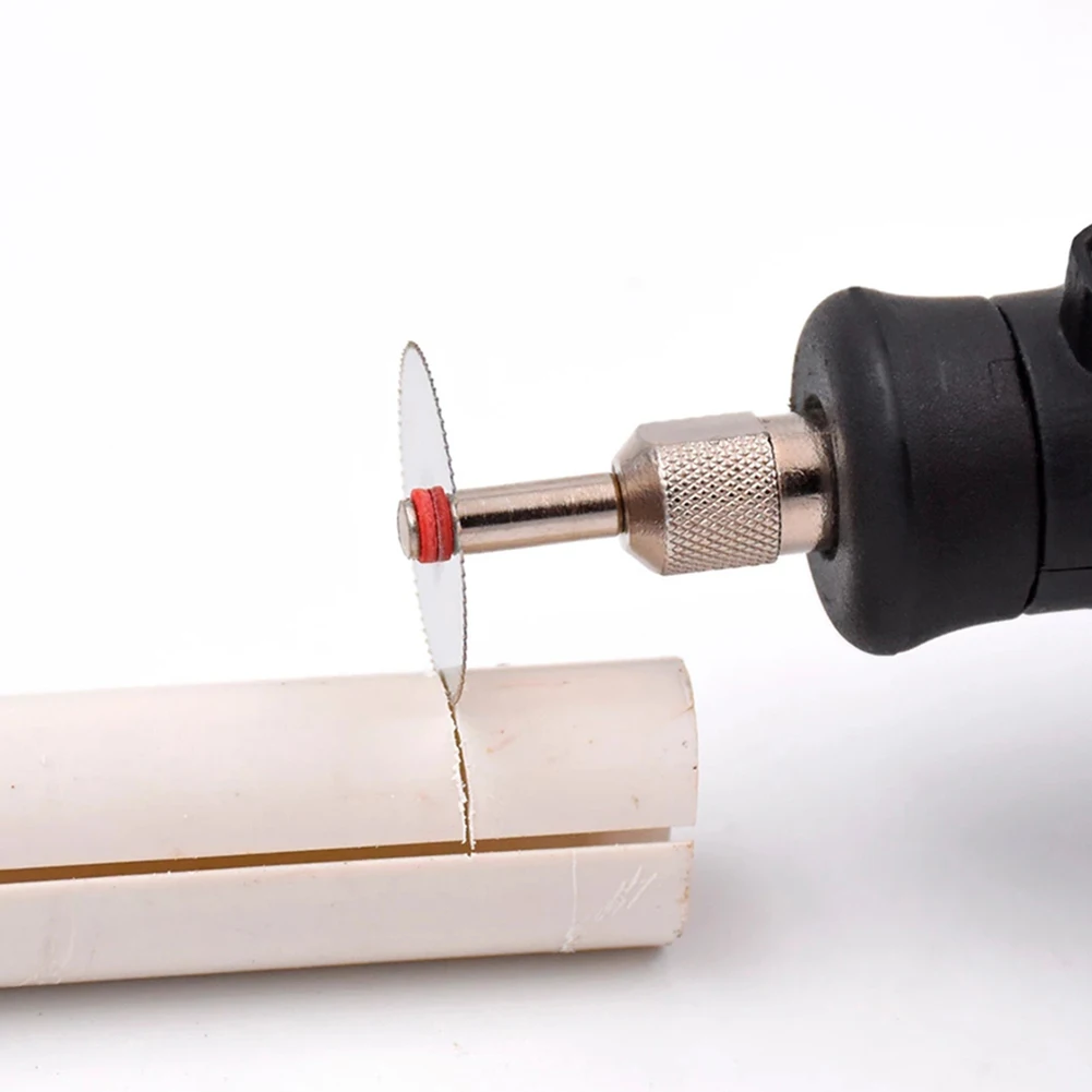 

15pcs Mini Circular Saw Blade Kit Stainless Steel Cutting Wheel Disc With Connecting Rod Rotary Tool For Wood Plastic Cutting