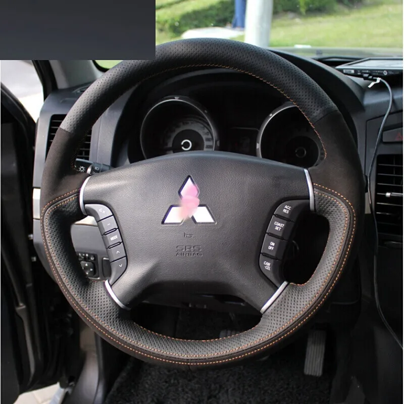

Для Mitsubishi lancer Outlander Pajero V73 V93 N9 DIY Ручная работа кожа замша