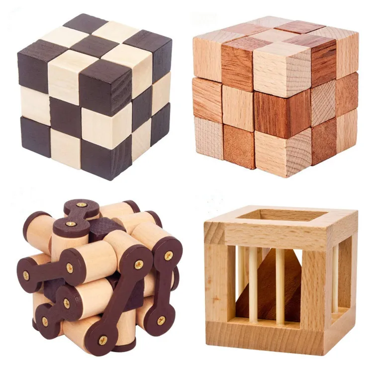 

Wooden Puzzle 3d for Kids Toys IQ Educ Mind Brain Teaser Game for Adults Children Wooden Puzzle Puzzles For Baby and Toddlers