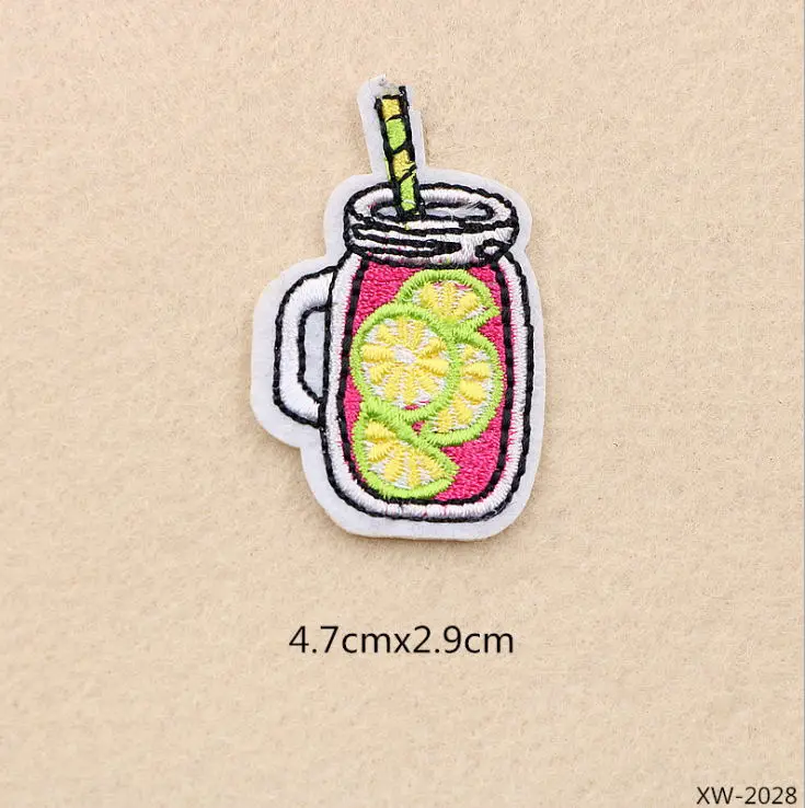 Новое поступление 10 шт. вышитая мультяшная нашивка с изображением деревьев и