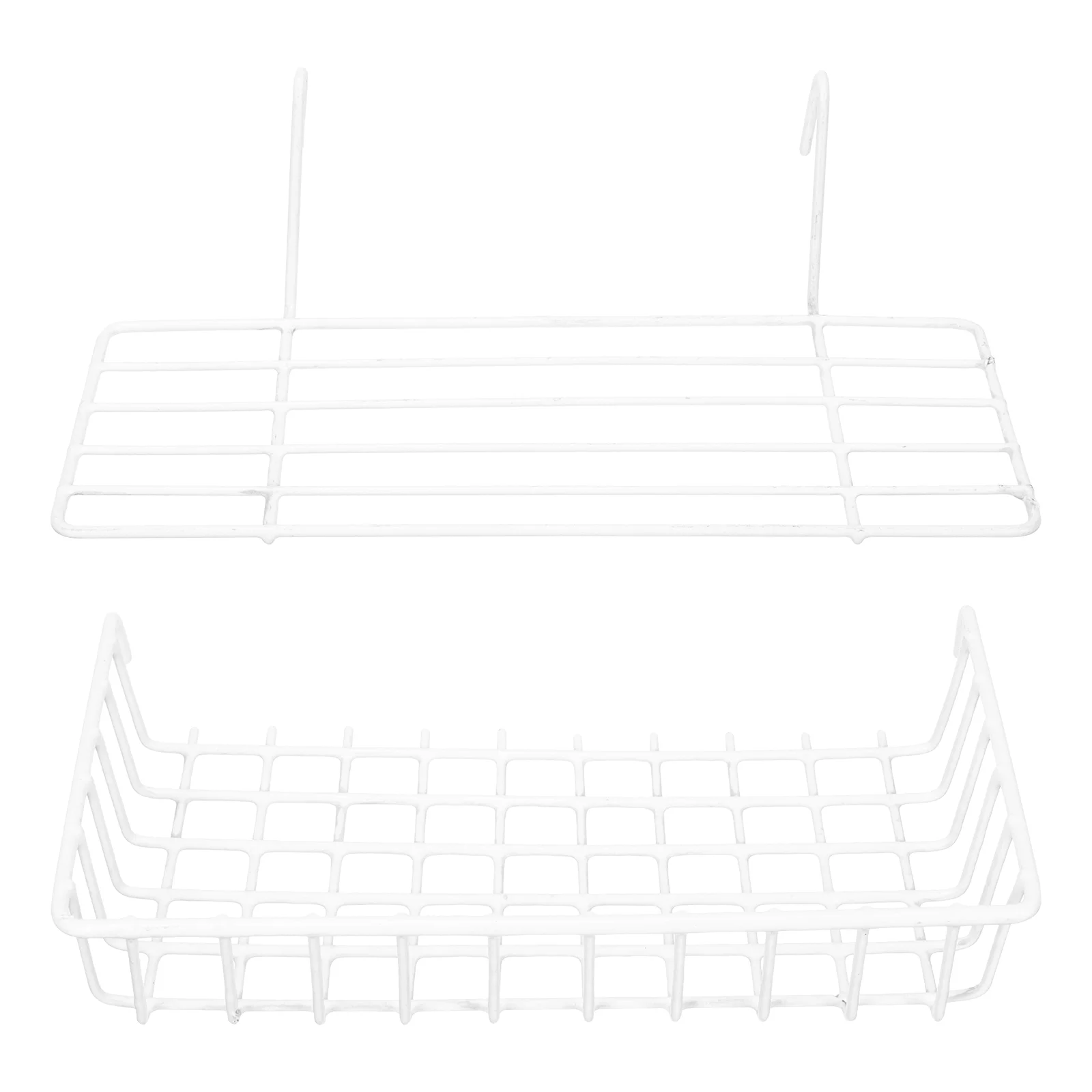 

2Pcs Photo Wall Baskets Peg Board Storage Baskets Grid Panel Board Basket Grid Wall Basket for Bedroom Gift Home