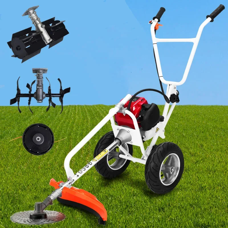 Новая Модель GX35 4-тактный двигатель 3 в 1 колесная щетка резак стринговый триммер