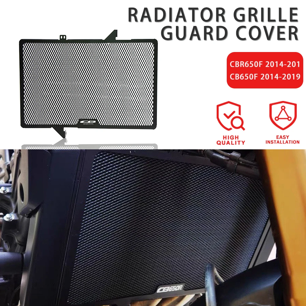 

For HONDA CB/CBR 650F CB650F CBR650F Radiator Grille Cover Guard Protection CBR650R CB650R CB 650R 2019 2020 2021 2022 2023