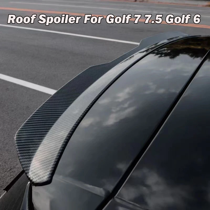 

Rear Roof Spoiler Wing For Volkswagen VW Golf 7 MK7.5 VII GTI R GTD 2014-2019 Golf 6 MK6 GTI R Max 2008 ABS Plastic Gloss Black