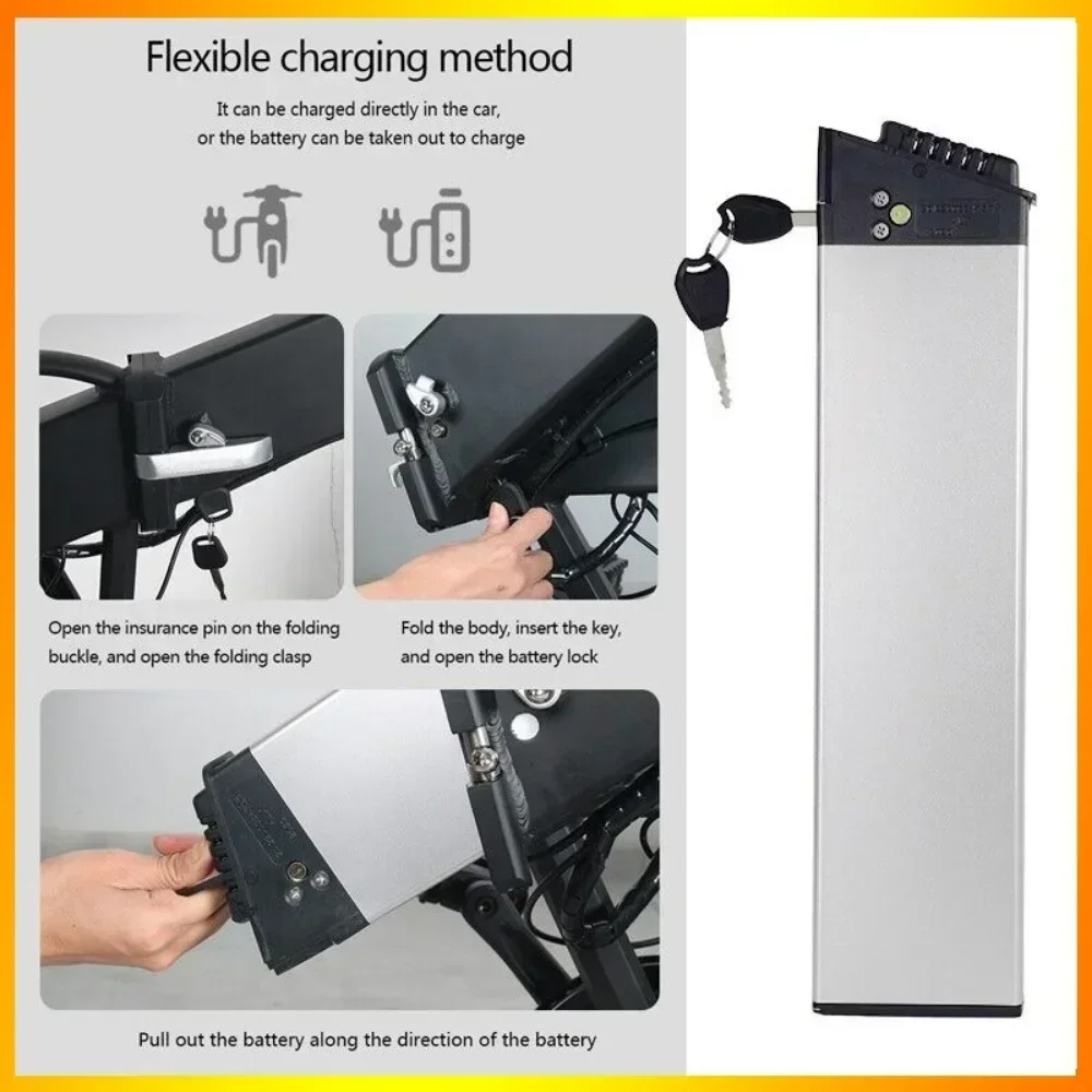48 В аккумулятор 20 Ач 14 12 10 складной для электровелосипеда Samebike LO26 20LVXD30 DCH 006 Ebike