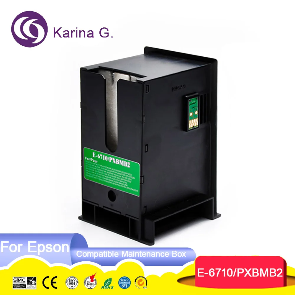 Совместимый бокс для обслуживания чернил T6710 C13T671000 PXBMB2 Epson трудозатратный