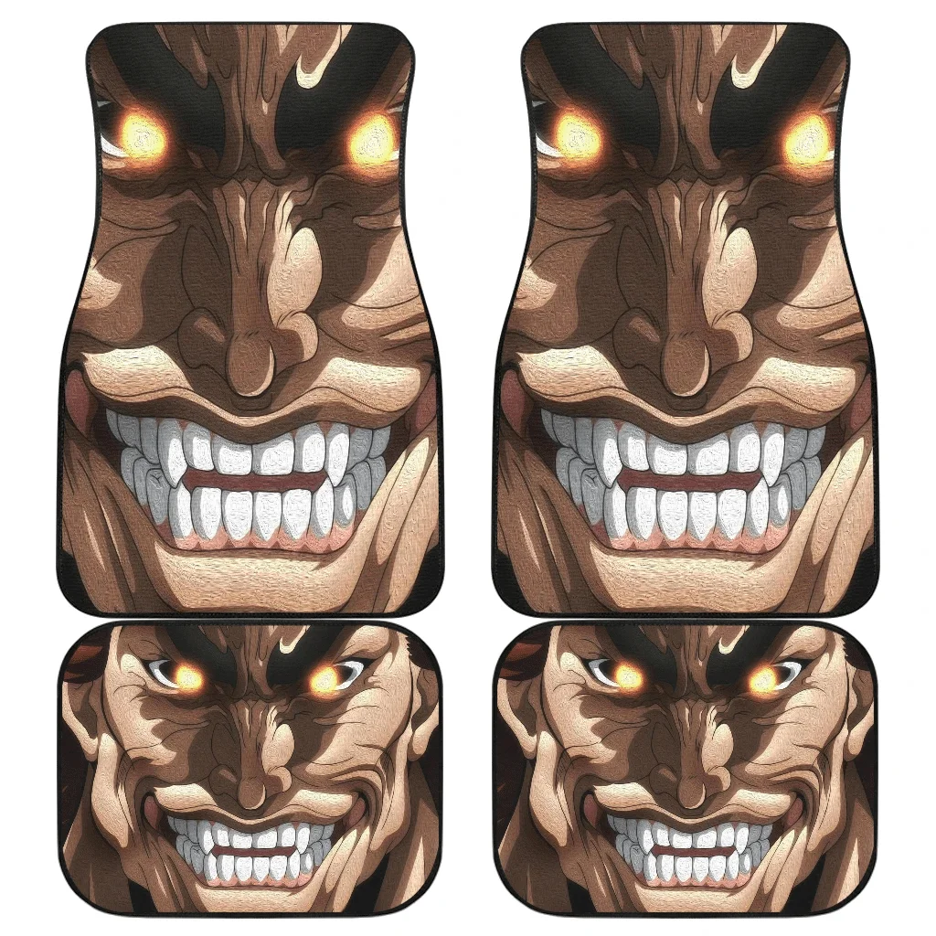 

Baki Yuijro Hanma Art Car Floor Mats Anime Fan Gift H090720