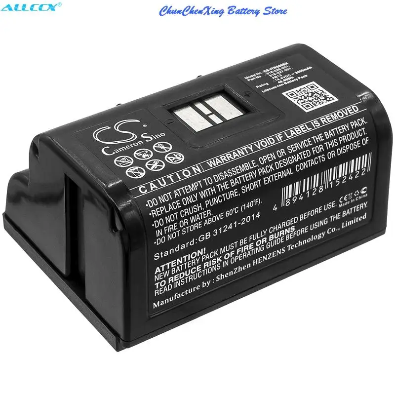 Cameron Sino 2600 мАч/3400 мАч аккумулятор 318-026-003 318-027-001 55-0038-000 AB13 для Intermec PB50 PB51 PW50