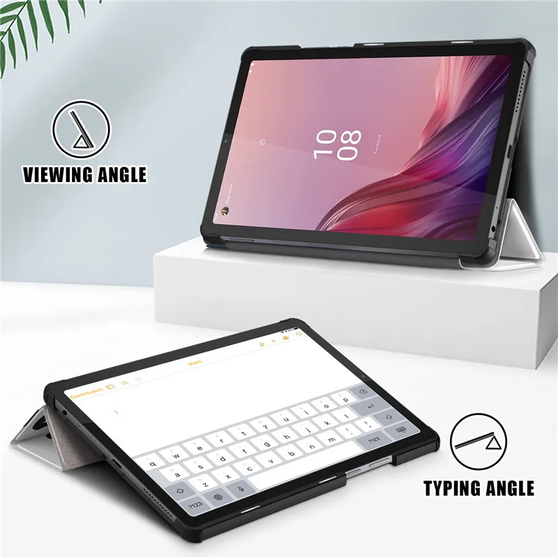 Чехол для планшета Lenovo M9 милый кожаный чехол с рисунком на магнитной застежке Tab