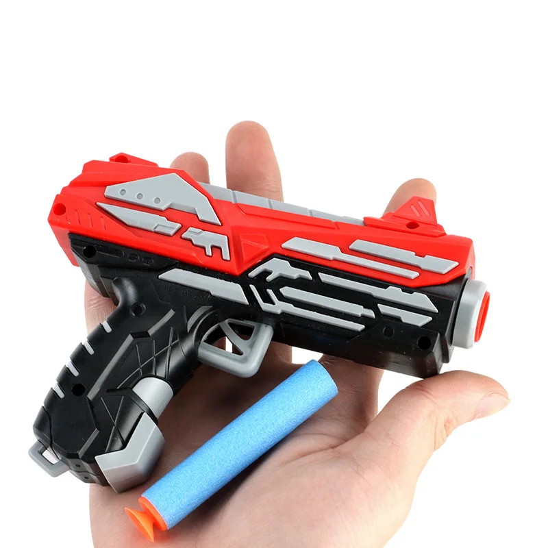 

Soft Bullet Toy Gun Mini Manual Launch Colorful Children Weapon Toy
