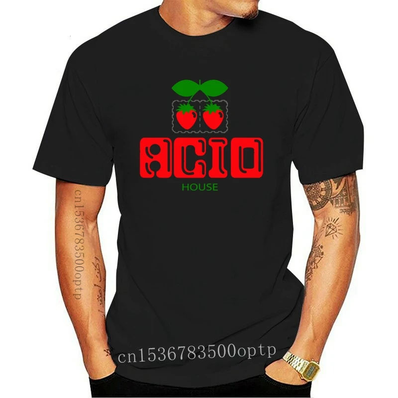 Pacha Acid LSD House Dance Music Rave DJ Mens Ibiza T-Shirt fashion Large big size Tee Shirt