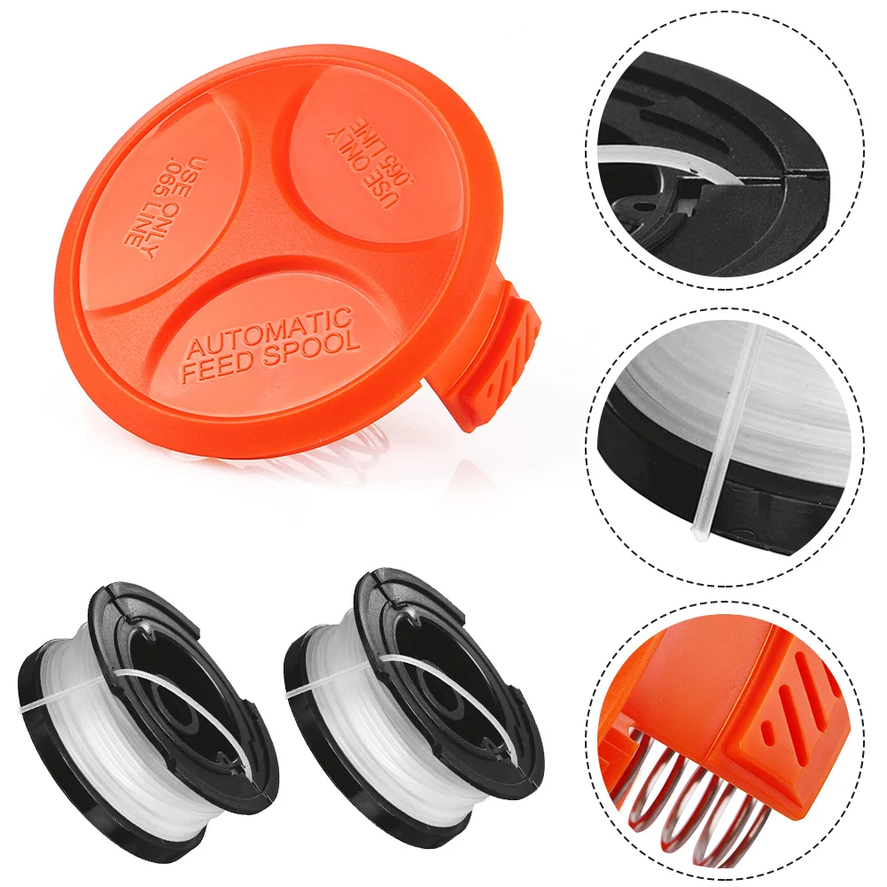 

1pc Spool Cap Cover For Black Decker Line String Spring Trimmer Weed Eater Refills STC1820PC ST5530 STC1815 STC1820D