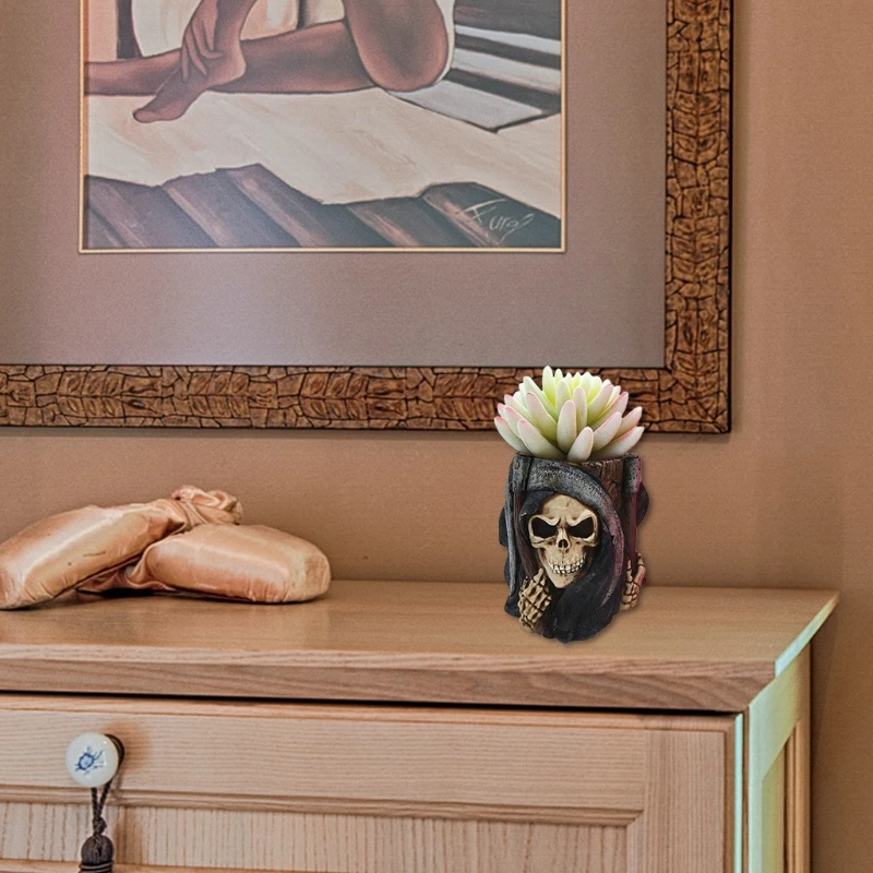 Серп Череп Цветочный Горшок Силиконовая Форма Брелок Смола Эпоксидная