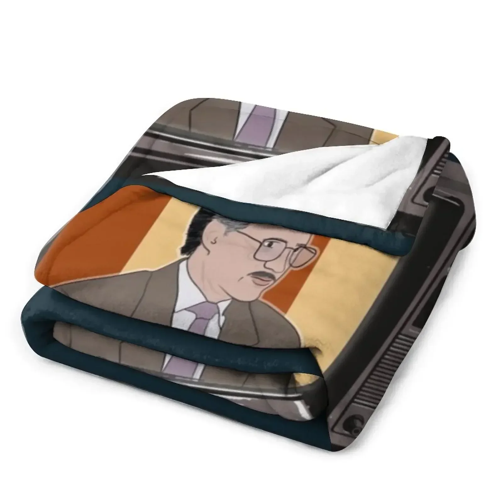 Новые герои Quiz Shows винтажное Alex Trebek 80-х годов юопардовое одеяло фланелевые