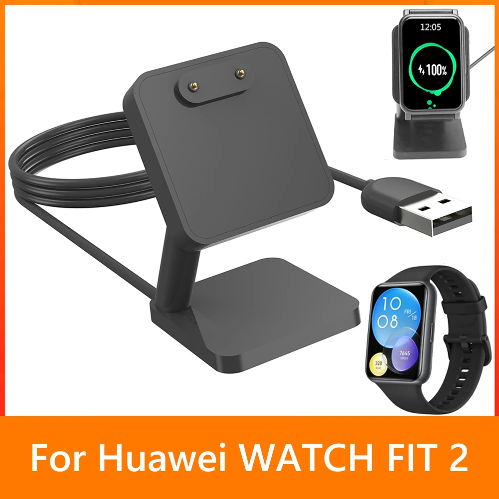 

1m Charger Stand Cord 5V 1A Magnetic Charging Dock Cable Replacement Watch Parts for Huawei Band 7/6 for Huawei Watch Fit 2