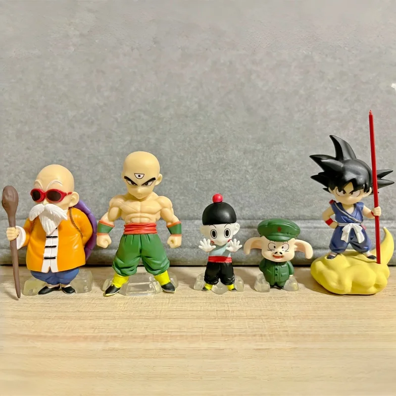 Фото В наличии Bandai Аниме Фигурки Dragon Ball Adverge14 Комический персонаж Сон Гоку Мастер Роши Коллекция Маленькая модель Кукла Игрушка №2
