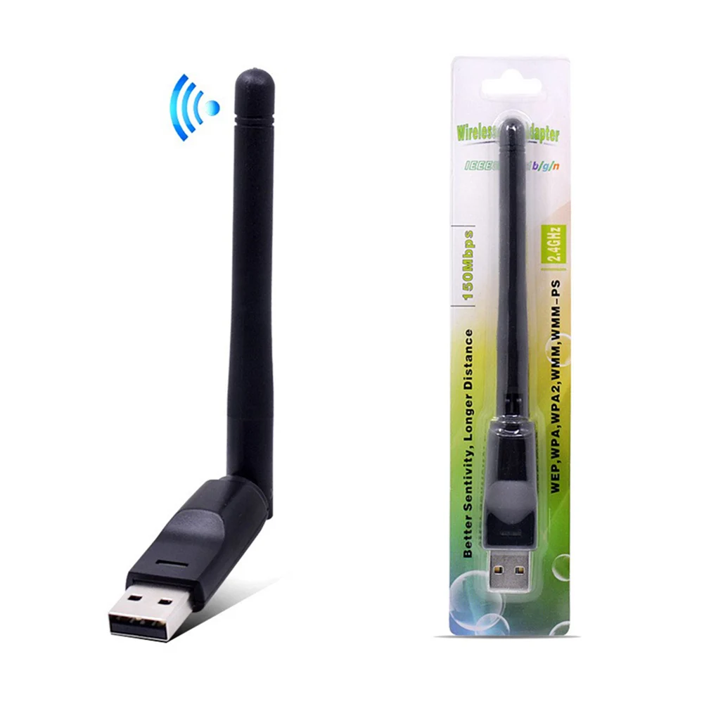 

USB Wi-Fi адаптер, 150 Мбит/с, 2 дБ, 802.11b/G/N