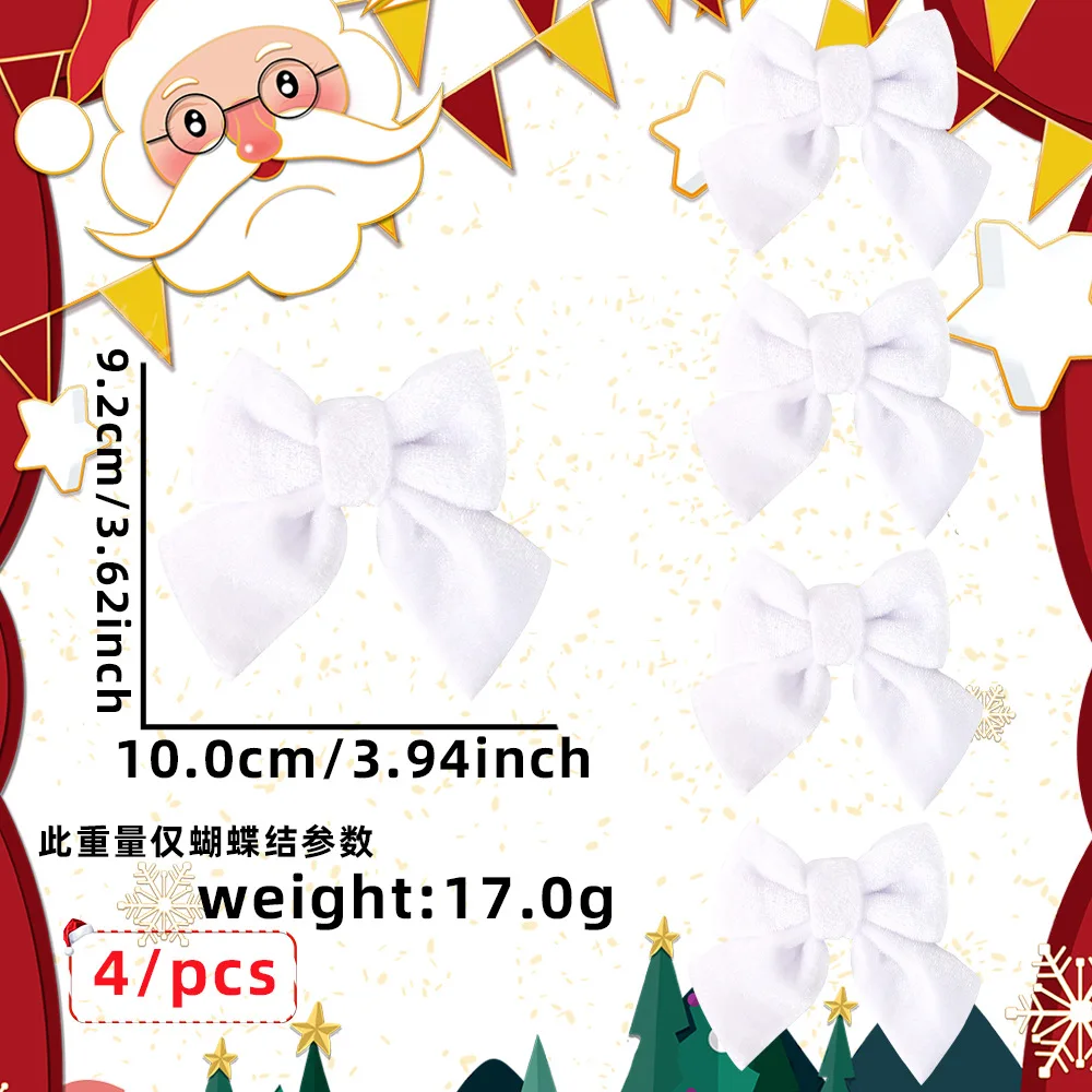 

Рождественские подвески с бархатным бантом