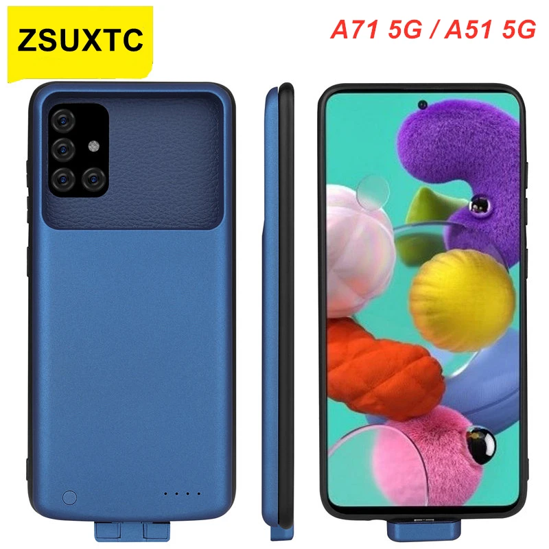 

5000Mah Power Case For Samsung Galaxy A51 5G Battery Case A71 5G Battery Charger Bank Power Case For Samsung A51 5G Battery Case