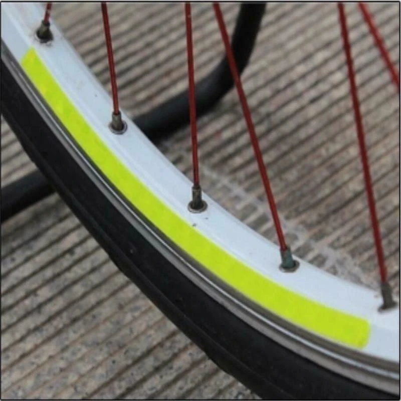 

12pcs Bicycle Reflective Stickers Wheel Spokes Tubes Strip Safety Warning Light Reflector Outdoor Bicycle Light Accessories