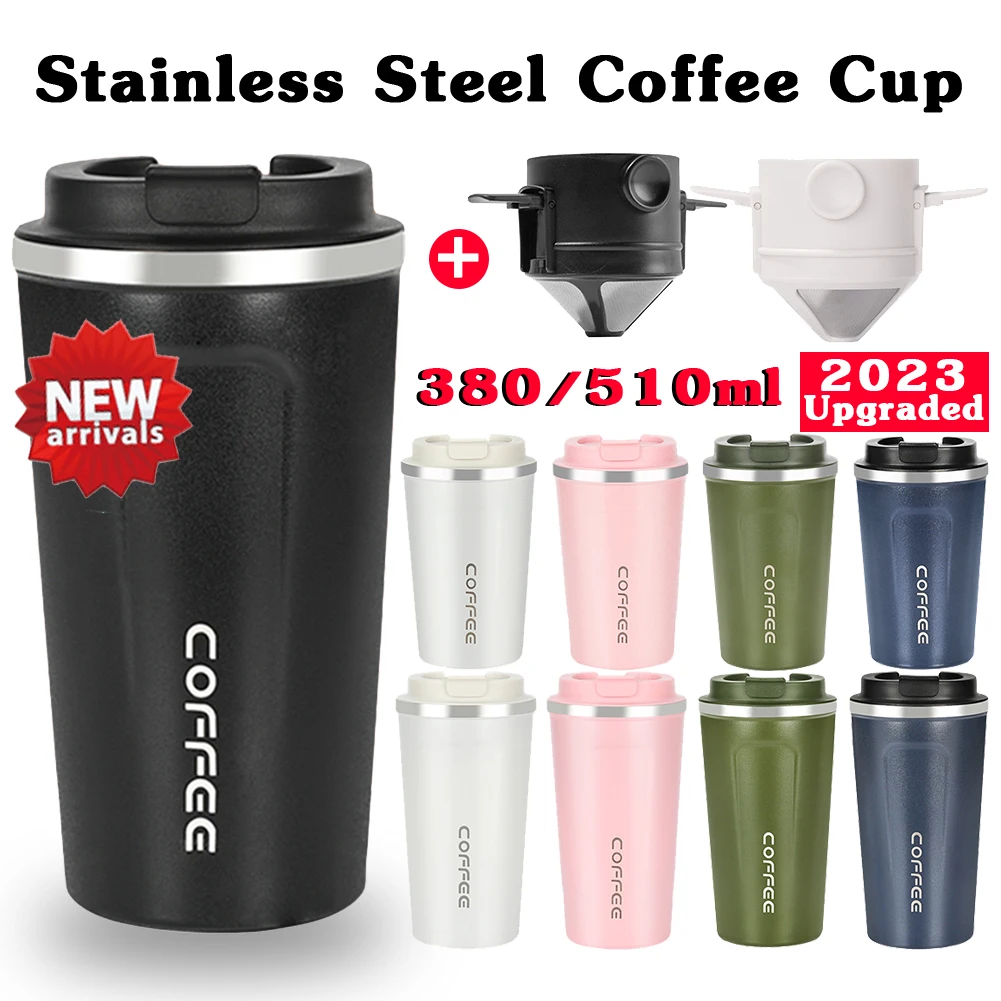 Mug Leak-proof Thermos Travel Thermal Vacuum Flask Insulated Cup Water Bottle