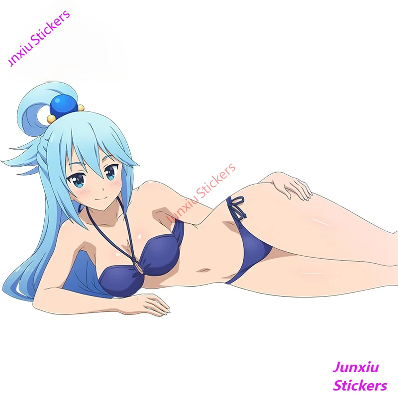 

Sexy Girl Car Sticker Kono Subarashii Sekai Ni Shukufuku Wo! Anime Aqua Render Vinyl Decal Car Styling Decor PVC13x8cm