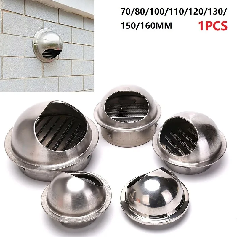 

Stainless Steel Ceiling Air Vent Ducting Ventilation Exhaust Grille Cover Rainproof Insect Proof Dust Proof Power Tools Parts