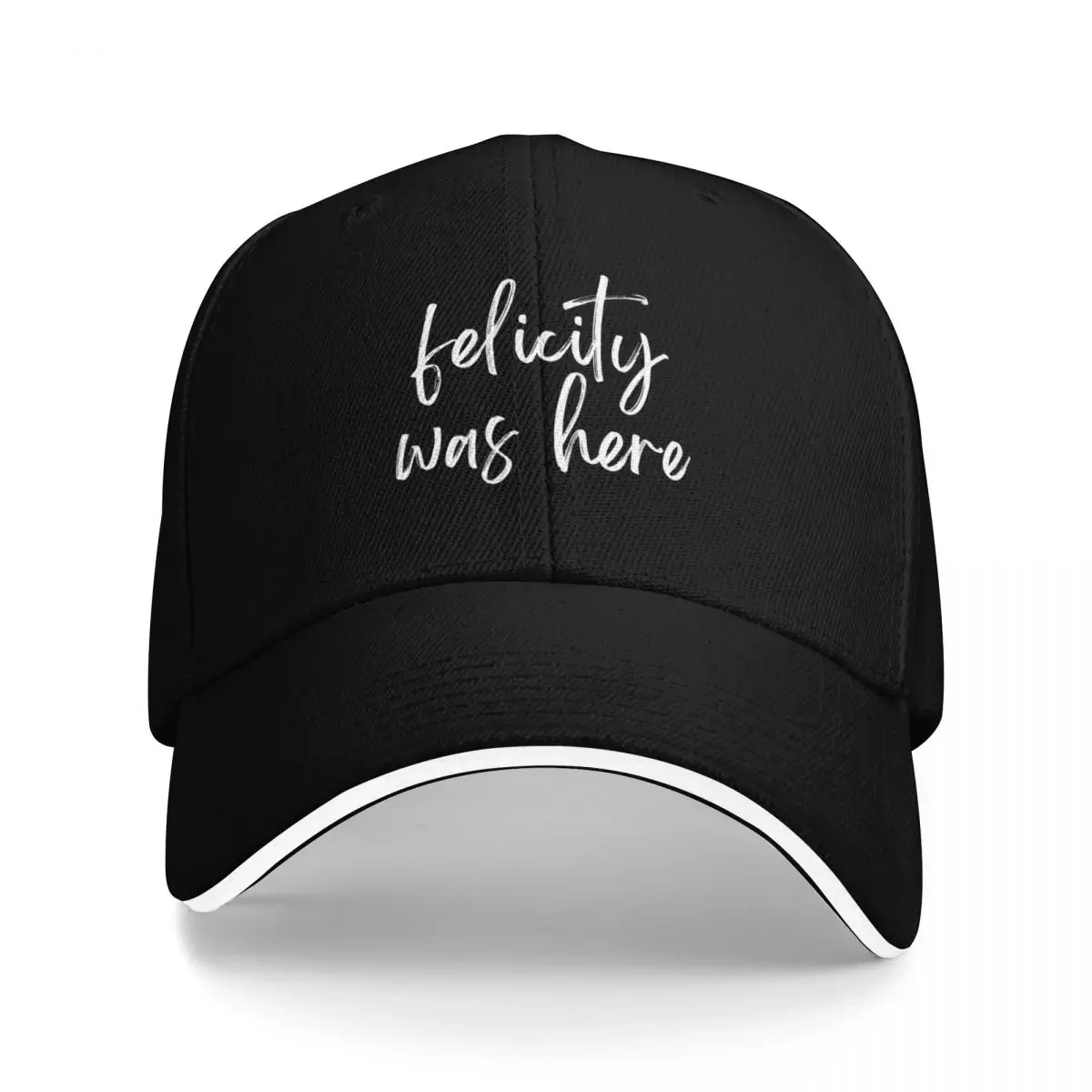 Felicity Was Here белая бейсболка из полиэстера