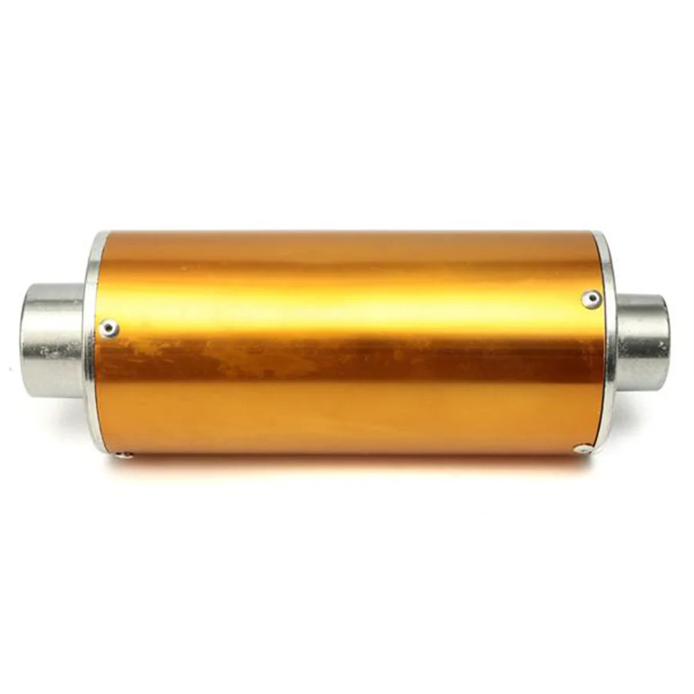 

1pc Exhaust Pipe Effective Golden Color Scooter Vent-pipe Exhaust Muffler for Motorcycle