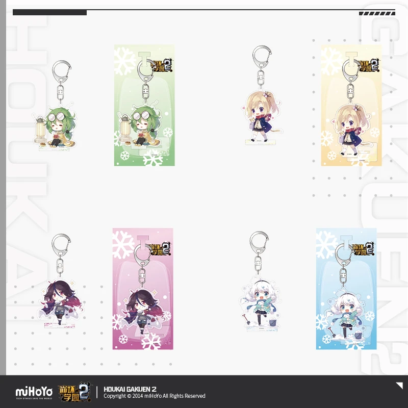 

Аниме Honkai Impact 3 Houraiji Kyuusyou киана каслана акриловые брелоки школьная сумка Подвеска для студентов игрушки брелок подарки