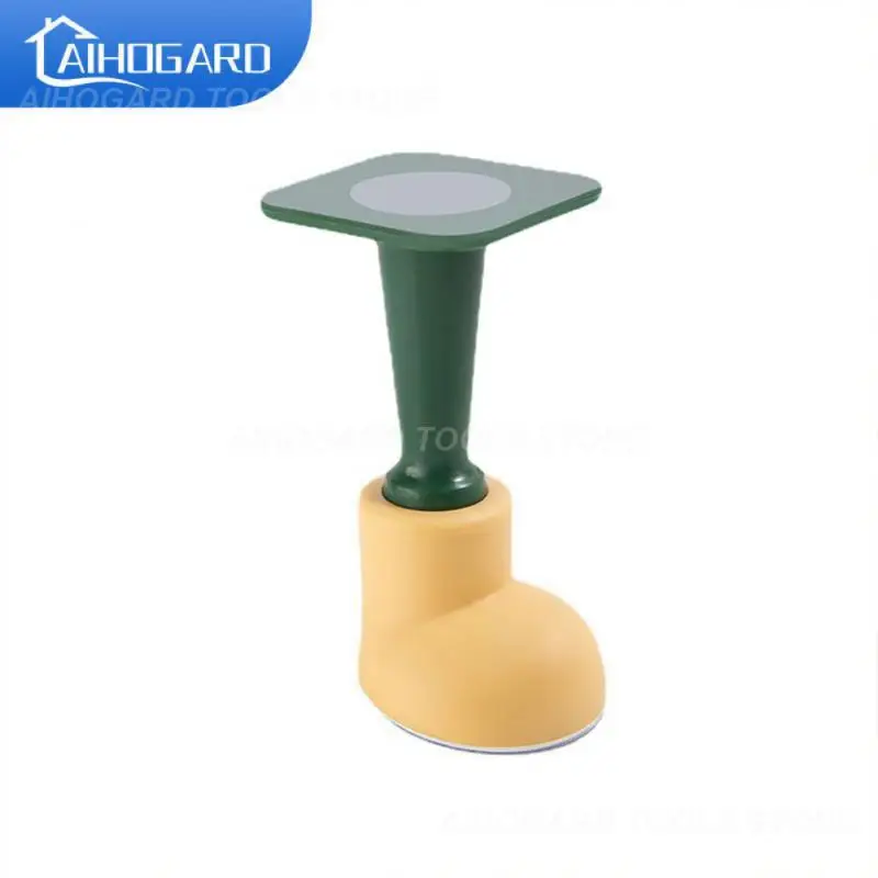 

Creative Door Suction Punch Free Toilet Silent Door Stopper Silicone Door Stops Anti-collision Door Stopper Round Toe Shoes