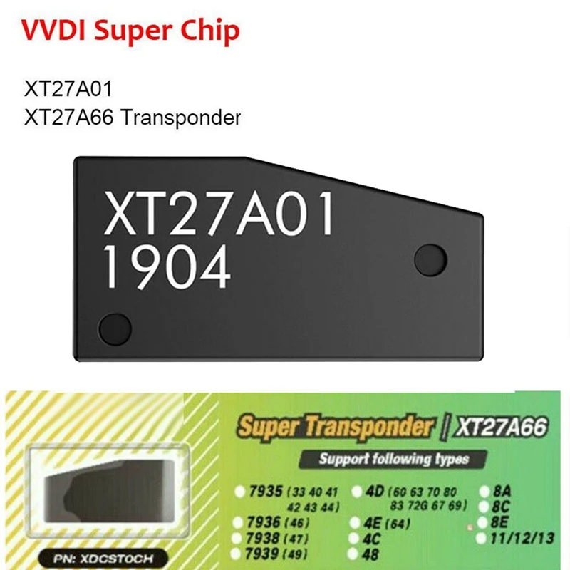 3 шт. VVDI Super Chip XT27A01 XT27A66 транспондер для ID46/40/43/4D/8C/8A/T3/47 VVDI2 Mini Key Tool