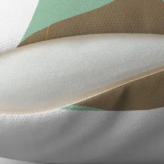 Милая пара птиц (больше) в селадоне на какао-коричневом фоне. Минималистичная