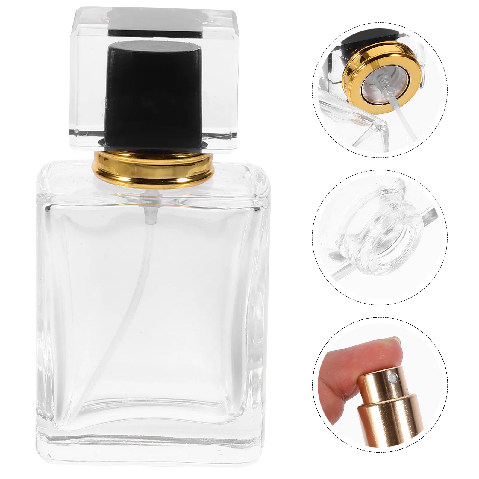 50 мл флакон с распылителем для духов пустой распылитель флаконы запотевания