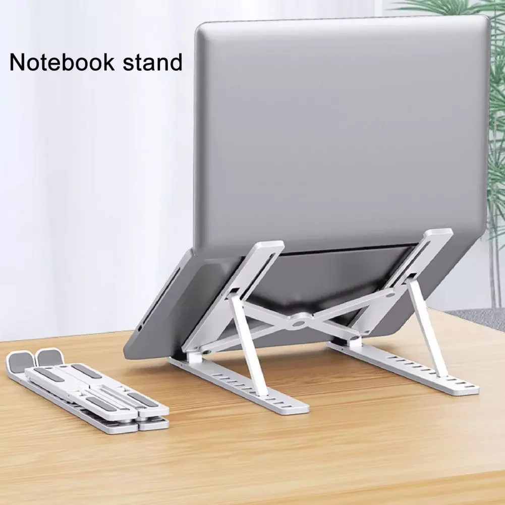 

ABS Laptop Stand Foldable Portable Adjustment Portable Computer Support for Notebook Tablet Book
