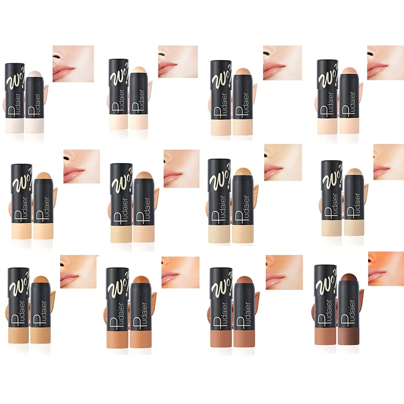 

Matte Stick Makeup Foundation Full Coverage Skin Primer Balance Shaping Base Solution Long Lasting Moisturizing BB Cream