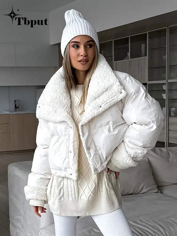 

Женское однотонное пальто с длинным рукавом и отложным воротником