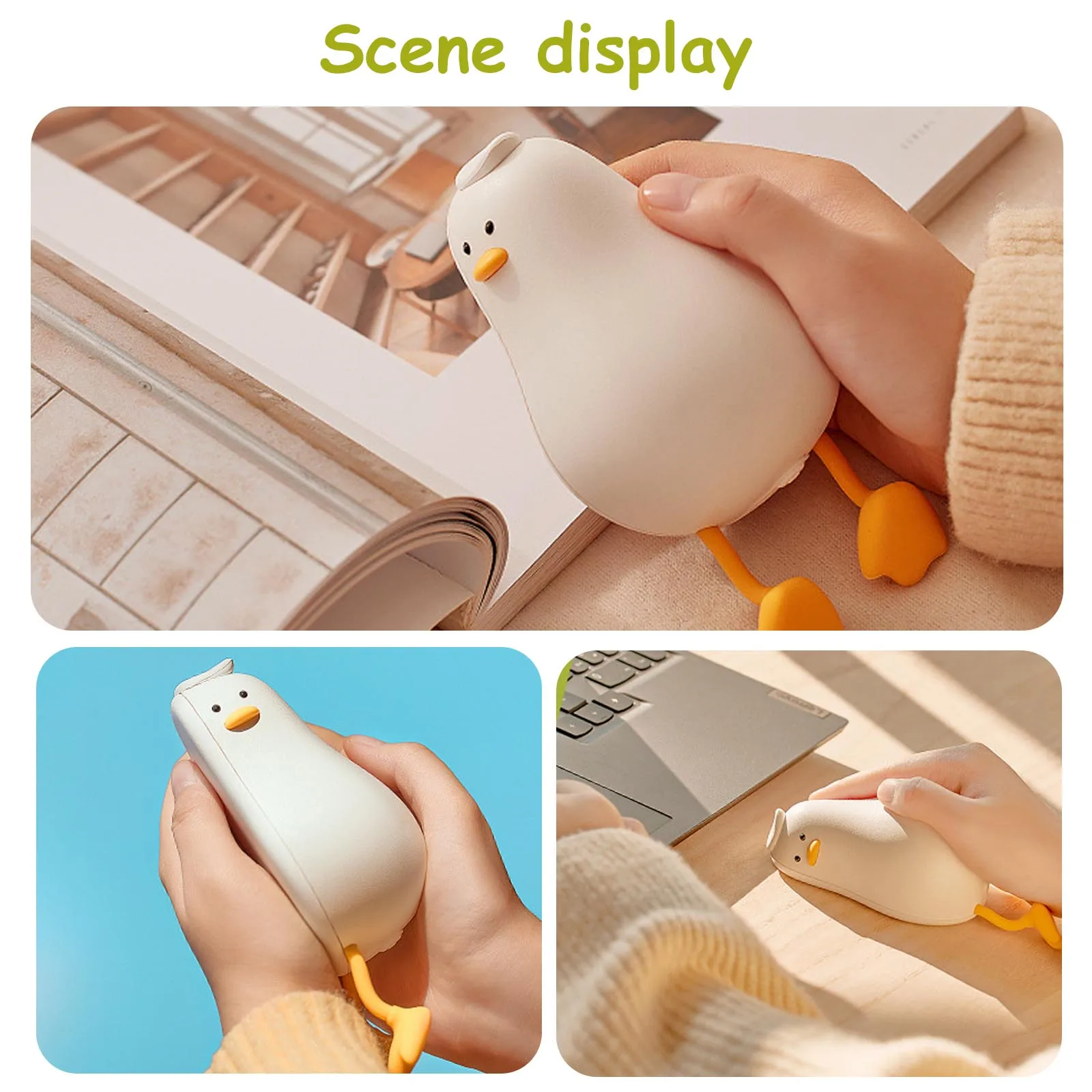 

Электрический обогреватель для рук 2 в 1, мультяшная утка, электрический обогреватель для рук с быстрым нагревом, Регулируемый USB-кронштейн д...