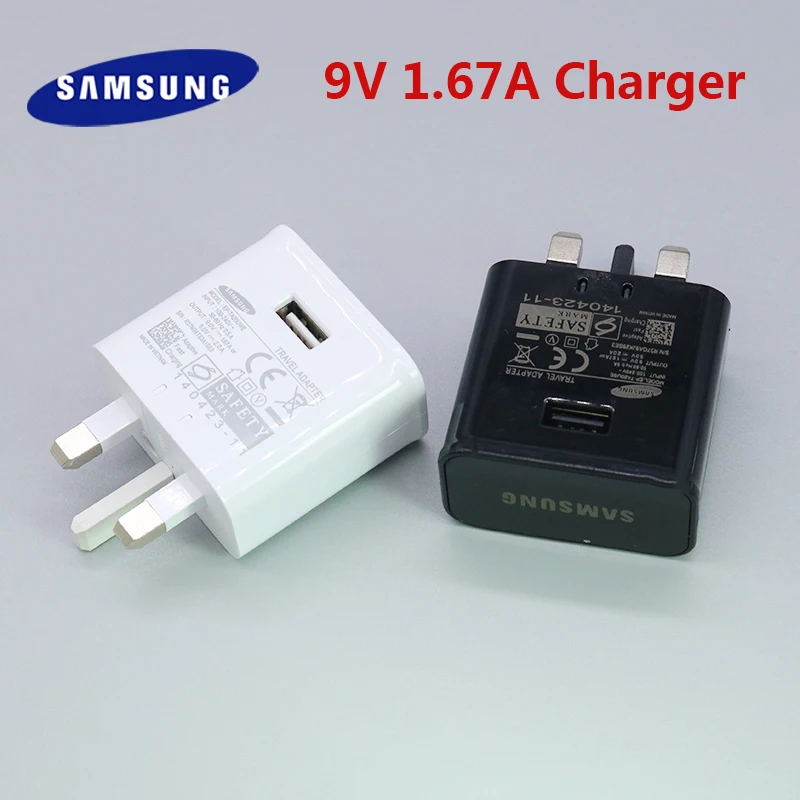 Адаптер для быстрой зарядки Samsung 15 Вт с вилкой Стандарта Великобритании Кабель