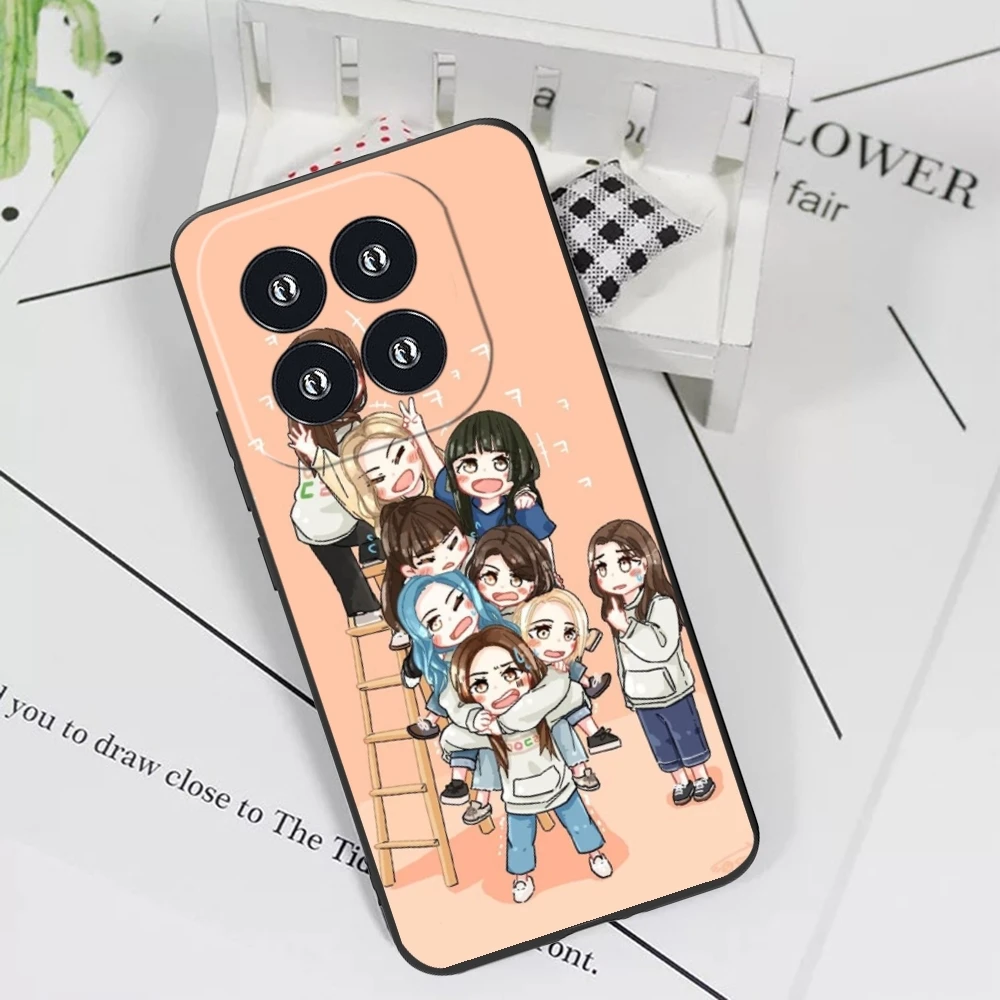 Милый двойной чехол KPOP для мобильного телефона с девушкой Xiaomi 14 13 12 11 10 9 T Ultra Lite Pro S