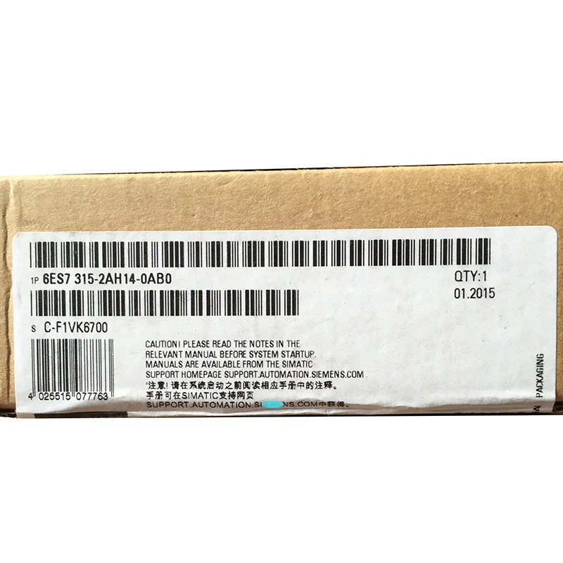 

New Original In BOX 6ES7 315-2AH14-0AB0 6ES7315-2AH14-0AB0 {Warehouse stock} 1 Year Warranty Shipment within 24 hours
